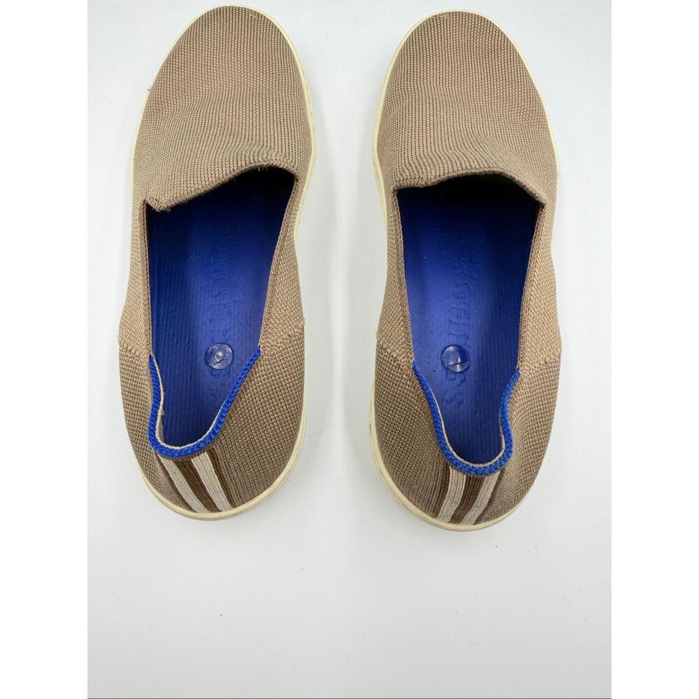 Rothy’s The Sneaker Slip On Taupe Knit Shoes Women’s Size 7.5 Washable Casual - Picture 7 of 12